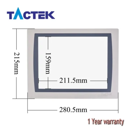 Touch Screen Panel for 2711P-T10C22D9P-A 2711P-T10C22D9P A SER A with Overlay
