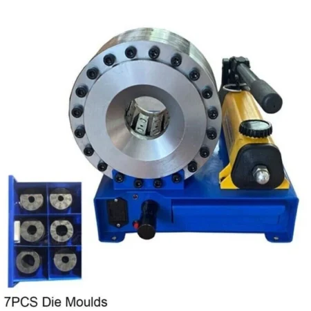 Manual Hydraulic Hose Crimper High Pressure Hose Pipe Crimping Machine+7set Dies