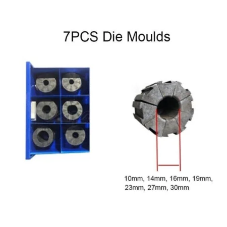 Manual Hydraulic Hose Crimper High Pressure Hose Pipe Crimping Machine+7set Dies