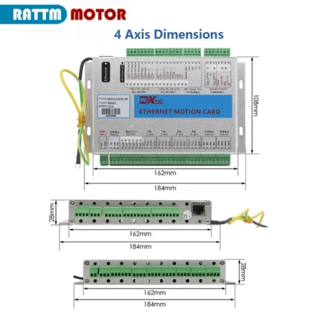XHC Ethernet 346 Axis MACH3 CNC Motion Controller Board Card For Stepper Motor