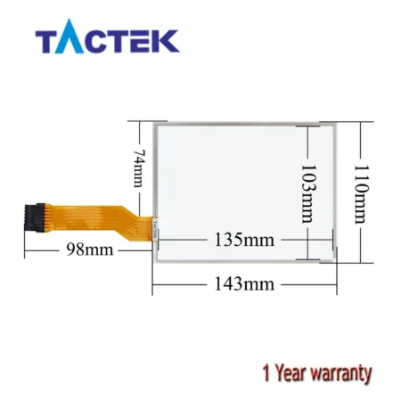 Touch Screen Panel for 2711P-B7C15D1 2711P-B7C15D2+Membrane Keypad