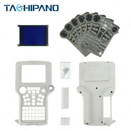 For Yaskawa XRC JZNC-XPP01 JZNC-XPP01B Plastic Case with Overlay + LCD Screen