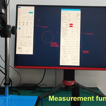 IMX385 V2 60FPS HDMI WDR Industry Microscope Camera 0.75X Barlow Lens Measurment