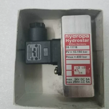 Hydropa, Germany100% Brand New Original pressure switch DS 117B PV=10-150bar