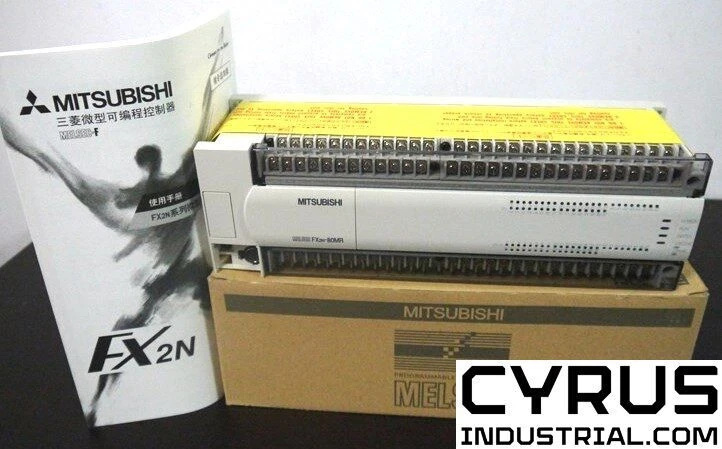 Mitsubishi FX2N-80MR-001 Fx2n Series PLC, Outputs: 40, Max IO: 80, Power 100-24