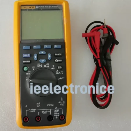 Fluke 287 True RMS Electronics Logging Multimeter with leads Used,,