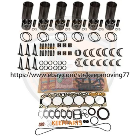 For Isuzu 6BG1 6BG1T Engine Overhaul Rebuild Kit STD fits Hitachi EX200-5