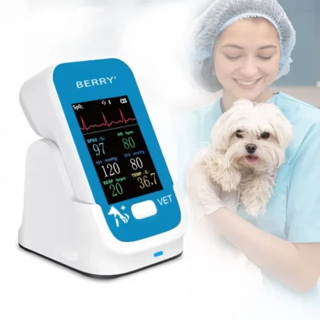 Vet use portable patient monitor ECGNIBPPRSPO2RESPTEMP vital signs monitor