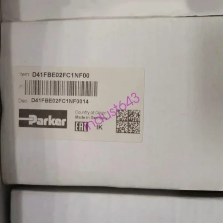 New PARKER D41FBE02FC1NF00 proportional valve Fast Delivery #YP1