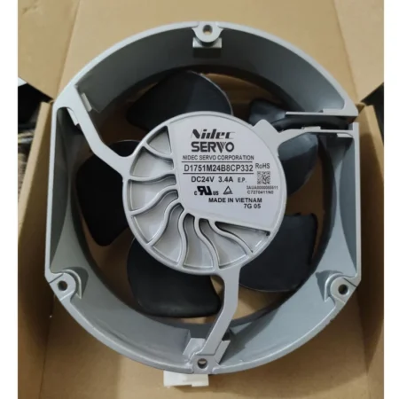New NIDEC D1751M24B8CP332 DC24V 3.4A SERVO 4-wire gale imported fan#QW
