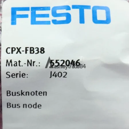 New FESTO CPX-FB38 552046 bus node