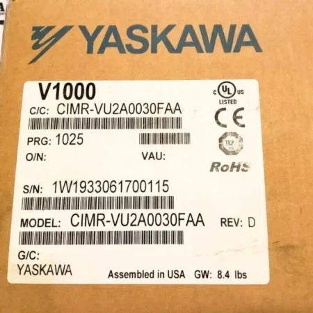 Yaskawa CIMR-VU2A0030FAA Inverter New CIMRVU2A0030FAA Expedited Ship