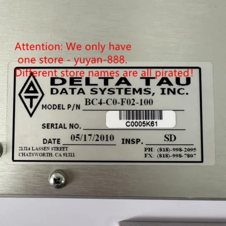 test good DELTA TAU BC4-C0-F02-100 by express With 90 warranty P1828D YL