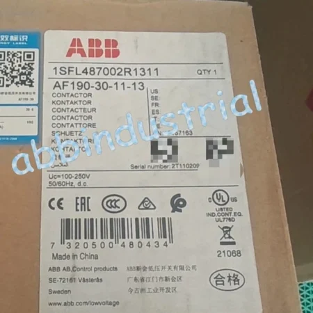 AF190-30-11-13 100-250V 5060Hz-DC ACDC contactor AF190-30-11-13 AF190-30-11-13