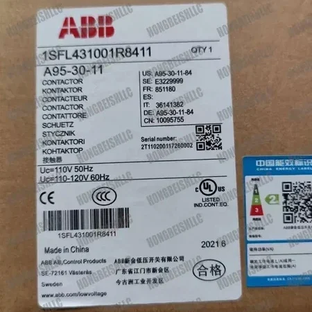 A95-30-11 ABB A953011 Contactor 110-120V New Spot Goods Expeidted Shipping