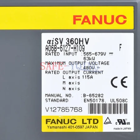 Fanuc Servo Driver A06B-6127-H109 NEW