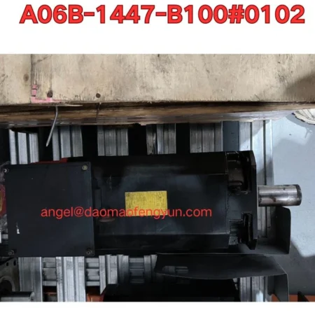 Used A06B-1447-B100#0102 Servo motor tested ok ，FAST SHIPPING,DHLFEDEX