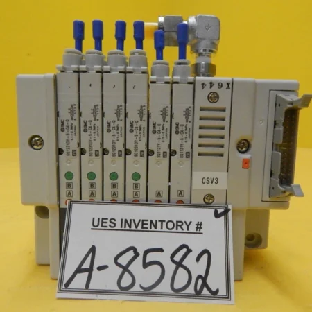 TEL Tokyo Electron CSV3 6-Port Manifold SMC SQ1231DY-5-C4-Q PR300Z Used Working