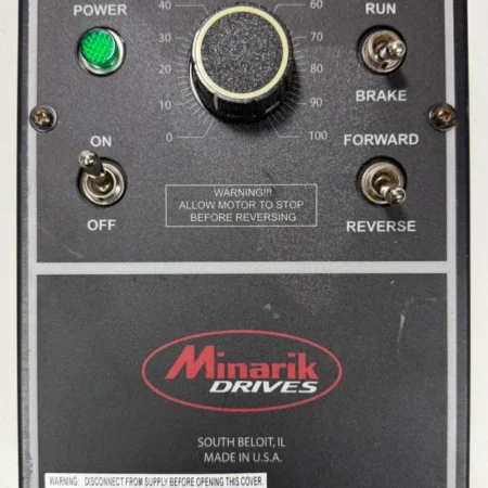 Minarik Drives MM23201C 0-90/0-180VDC 1-2HP Reversing DC Motor Controller