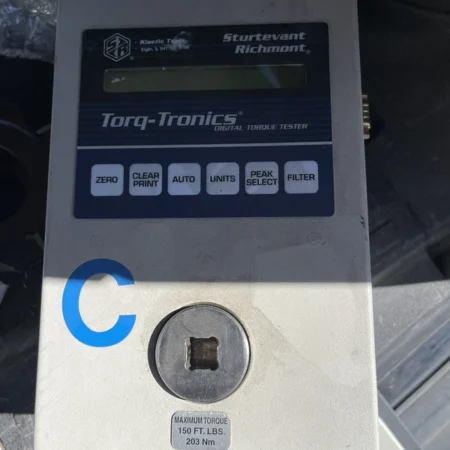 Torq-Tronics Model: 150, 1/2", Digital Torque Tester, 150 Ft Lb. 203 Nm - USED