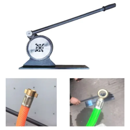 Manual Benchtop Hydraulic Tube Jack Gear Hose Crimper Crimping Machine 8MM-32MM