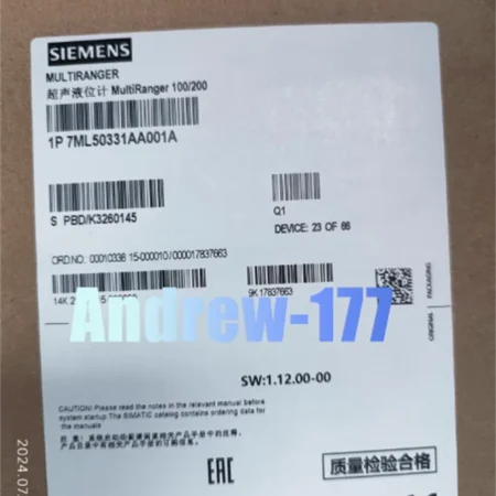 NEW 7ML5033-1AA00-1A Ultrasonic liquid monitor 7ML5033-1AA001A 7ML50331AA001A