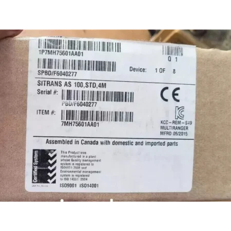 NEW SIEMENS 7MH7560-1AA01 Sitrans AS100 Acoustic Sensor