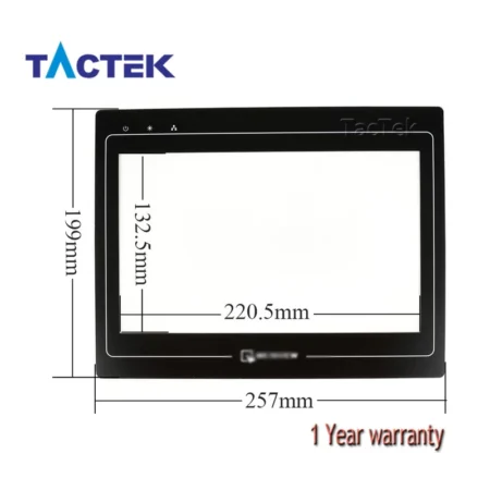 Touch Screen Glass for MT8100i MT8100iV1WV MT8100iV2WV MT8100iV2EV with Overlay