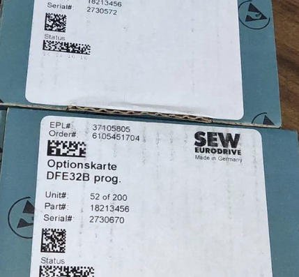 SEW DFE32B 18213456 FIELDBUS CARD