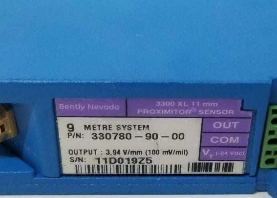 BENTLY 330780-90-00 PROXIMITOR SENSOR 2 330780 90 00