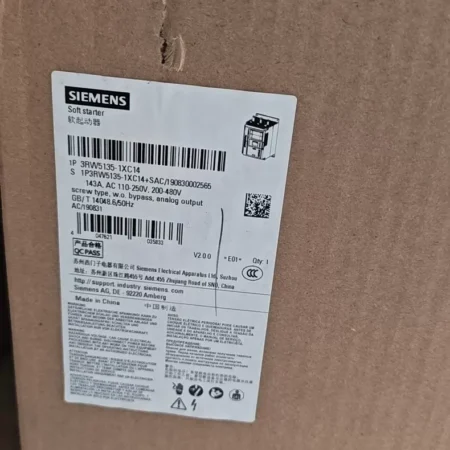 SIEMENS soft start 3RW5135-1XC14