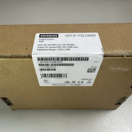 SIEMENS 6EP3343-0SA00-0AY0 SITOP PSU3600 POWER SUPPLY