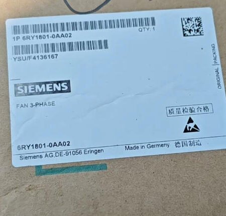 SIEMENS Fan 6RY1801-0AA02