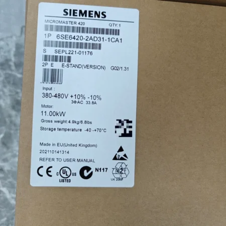 SIEMENS 6SE6420-2AD31-1CA1 Inverter