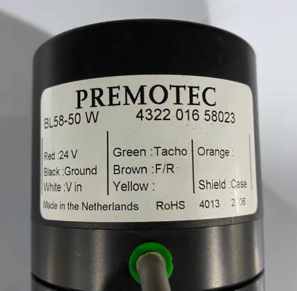 PREMOTEC electrical machinery Bl58-50W