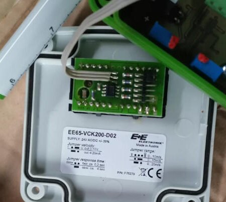 E&E ELECTRONICS EE65-VCK200-D02 AIR VELOCITY TRANSMITTER