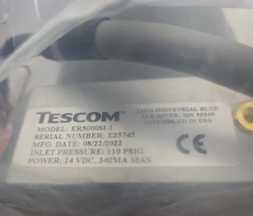 Tescom Pressure Control Power Supply ER5000SI-1 2 ER5000SI 1