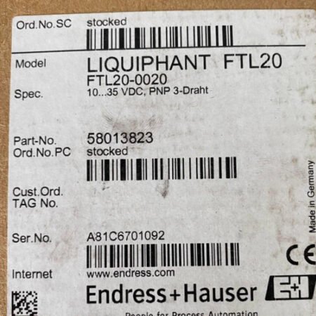 Endress+Hauser FTL20-0020 Level sensor