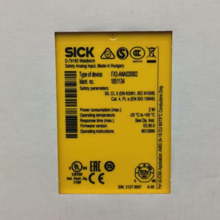 SICK Safety Relay FX3-ANA020002