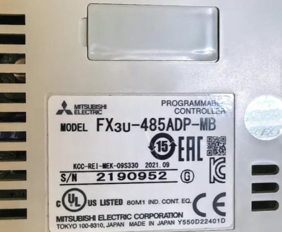MITSUBISHI PROGRAMMABLE CONTROLLER MODULE FX3U-485ADP-MB 2 FX3U 485ADP MB