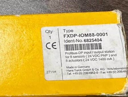 TURCK FXDP-IOM88-0001 Input Output Station Module
