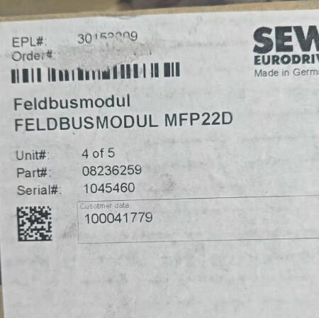SEW Eurodrive Fieldbus Module MFP22D