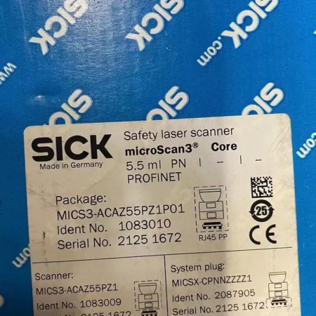 SICK MICS3-ACAZ55PZ1P01 Laser Scanner