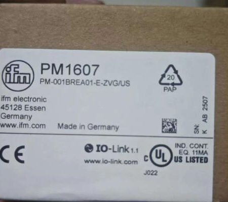 IFM PM1607 Flush Pressure Sensor