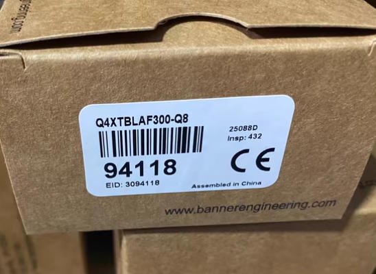 BANNER Photoelectric Sensor Q4XTBLAF300-Q8 3 Q4XTBLAF300 Q8