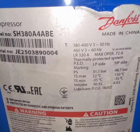 Danfoss Compressor SH380A4ABE