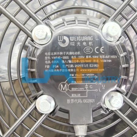 For WEIGUANG Outer rotor axial fan motorAxial Fan YWF4E-350S 220V