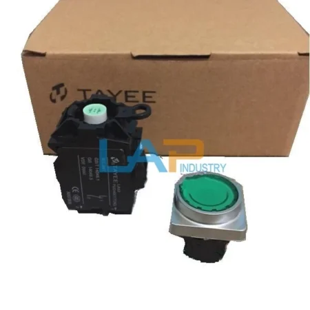 QTY:1 NEW FOR TAYEE LA42PDF-11 square head with light button 22MM 24V