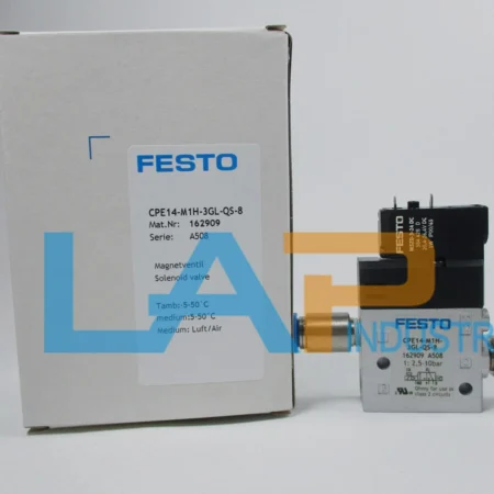 New FESTO CPE14-M1H-3GL-QS-8 162909 Solenoid Valve