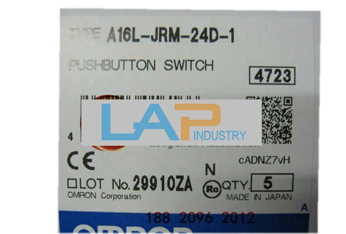 NEW FOR Red push button switch A16L-JRM-24D-1 2 s l1600 772